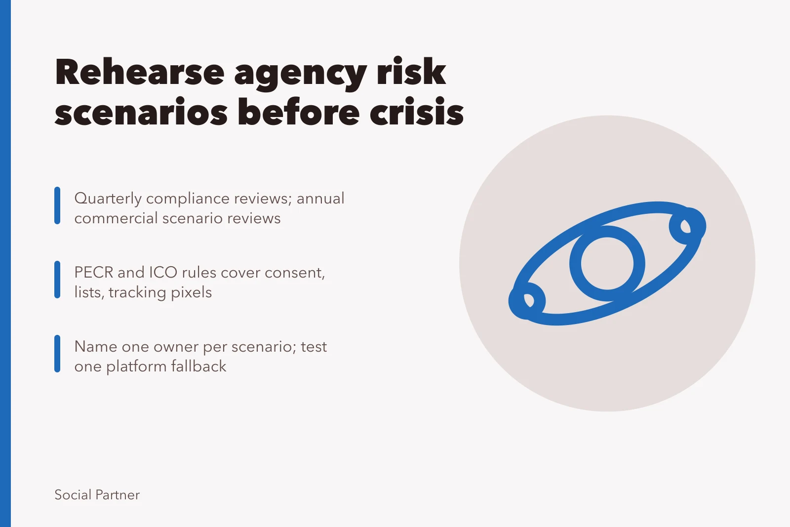 Card on rehearsing social media agency risk scenarios before client crises
